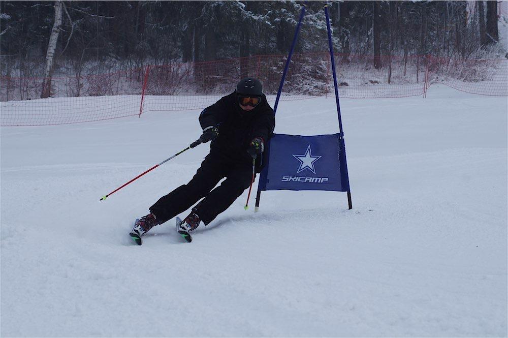 Koziniec trening narciarski