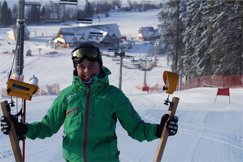 Koziniec trening narciarski