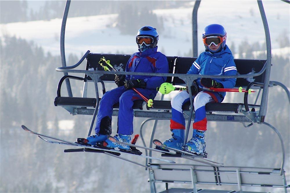 Koziniec trening narciarski
