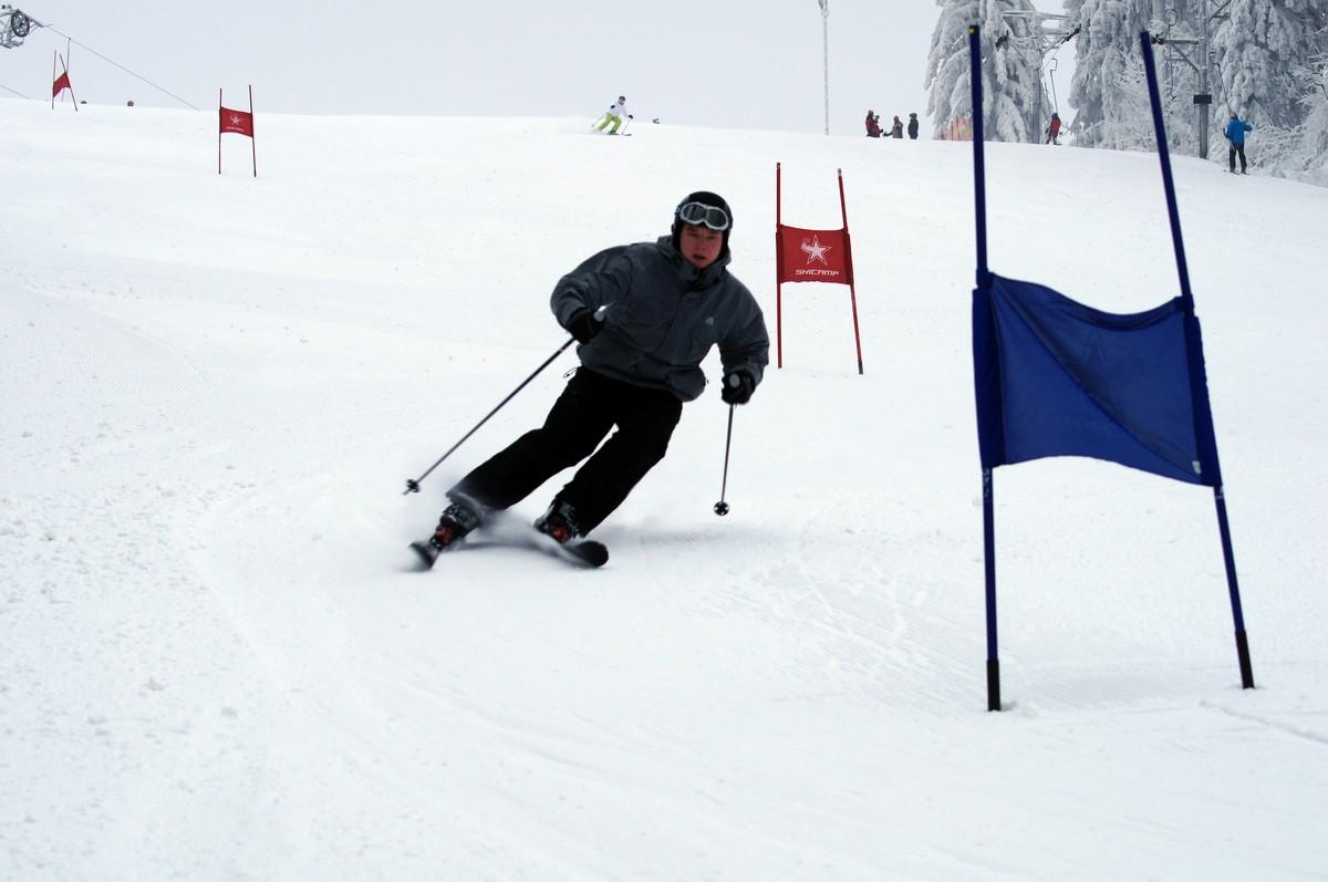 Trening na tyczkach